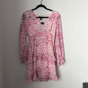 NWT - Pink Floral Mini Dress